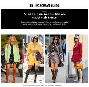 MILAN FASHION WEEK THE TIMES